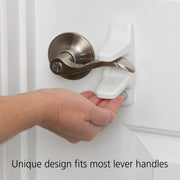 Safety 1 OutSmart Lever Handle Lock (4 Pack), White
