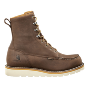 Carhartt Moc Toe Wedge Work Boots for Men - Brown - 10.5M