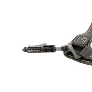 B3 Archery King Swivel Archery Release Aid with Adjustable Roller-Sear, Blackened Stainless Steel Jaw, Ergonomic Wrist Strap, Black, KGSCBK
