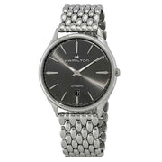 Hamilton Jazzmaster Thinline Automatic Men's Watch, Anthracite Dial, Stainless Steel Case, 40mm, H38525181