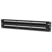 Tripp Lite 48-Port 2U Rackmount Cat6 110 Patch Panel 568B, RJ45 Ethernet(N252-048)