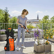HiJob S2HJ-VC03 Electric Pressure Washer 4000 PSI Pressure Washers w/ 20 ft Hose 4 Nozzles Max 2.6 GPM Power Washers