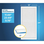 Filtrete UA20-4 12x24x1 HVAC Furnace Air Filter, MPR 1900 MERV 13, Ultimate Allergen Reduction, 4 Pack