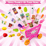 UUSUOO 922-196 Supermarket Playset for Kids,Pretend Play