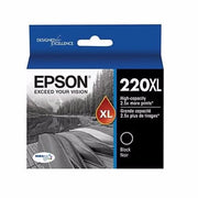 OEM Epson T220XL120 (220XL) High-Capacity DURABrite Ultra Black Ink Cartridge