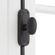 Signature Hardware Odette 72 Inch Tall Window Cremone Security Bolt, Solid Brass, Matte Black, Reversible Handing, 955212-1.56