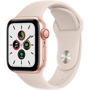 Apple Watch SE Cell 40mm Gold Aluminum - Starlight Sport Band MKQN3LL/A