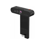 Lenovo ThinkVision MC60 Monitor Webcam, 1080p Full HD, Auto Focus, Adjustable 65-90 Field of View, Dual Noise-Cancelling Microphones, USB 2.0, Black, 4XC1K97399