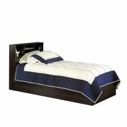 Your Zone 437232 Storage Bed w/Bookcase Headboard, Twin, Expresso