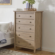 My Texas House 437428 Monroe 5-Drawer Dresser Brushed Oak Finish