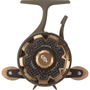 Rapala 13 Fishing FreeFall Trick Shop Inline Ice Fishing Reel, Right Hand, Carbon Fiber Frame, Magnetic Drop Speed Adjustment, 2.5:1 Gear Ratio, BBCFFTS252.5-RH