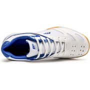 DIOXADOP Table Tennis Shoes Women's Indoor Court Sneakers, Blue, Size: 8