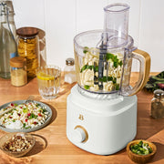 Made By Gather Beautiful 10-Cup Food Processor with 500-Watt Motor, Variable Speed Control, 3-Inch Feed Tube, White Icing, 29449