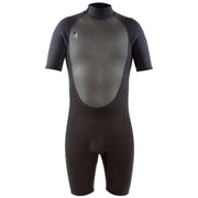 Body Glove Pro 3 Men Back Zip Shorty Wetsuit, 2/1mm Neoprene, Black, Large, 21167