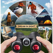 Uscamel C139703 12x50 ED Binoculars, Roof Prism, BAK4, Fully Multi-Coated Optics, Waterproof, Black