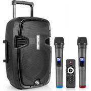 Pyle PPHP1299WU.5 1000W Active Powered Wireless Bluetooth Outdoor Speaker (Black)