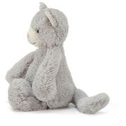 Jellycat Bashful Grey Kitty Stuffed Animal, Medium 12 inches