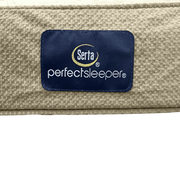 Serta Quilted Orthopedic Bolster Couch Dog Bed, Small, Gray, 28x24 in