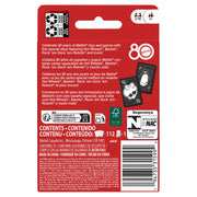 Mattel UNO 80th Ruby Red Anniversary Card Game, Classic Matching Colors and Numbers, Multicolor Deck, Ages 7 and Up, 2 to 10 Players, JGK30