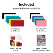 Cricut z20-12404-G8 Explore 5 Die Cutting Machine Essentials Bundle with Smart Vinyl