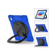 Bonaever Rugged Heavy Duty Shockproof iPad Case with Built-In Pencil Holder, Blue