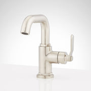 Signature Hardware Gunther Single-Hole Bathroom Faucet - Brushed Nickel