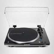 Audio-Technica AT-LP70XBT Bluetooth Wireless Belt-Drive Turntable, Black/Silver, Fully Automatic, Built-In Preamp, J-Shaped Tonearm