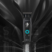 StyleCraft Precision Saber Professional Hair Trimmer, Cordless Battery-Powered, Full Metal Body, Digital Brushless Motor, Black, SC403BP