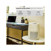 Instant Pot 150-0004-01 HEPA Quiet Air Purifier with Plasma Ion Technology Off-White