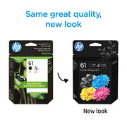 HP 61 Black and Tri-Color Original Ink Cartridge 2-Pack for OfficeJet 2620 2621 4630 4632 Printers