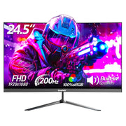 Gawfolk GF240A 24.5 Inch Gaming Monitor, 200Hz Refresh Rate, 1ms Response, Full HD 1080p IPS, White