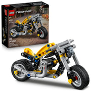 LEGO Technic Yellow Motorcycle Building Set, 151 Pieces, Ages 7+, Multicolor, 6590592