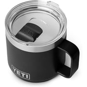 YETI Rambler Stackable Ceramic-Lined Mug with MagSlider Lid, 14 oz., Black - BPA-free