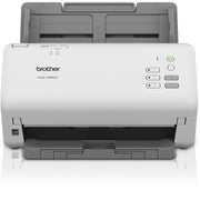Brother ADS-4300N Professional Desktop Scanner, Fast Duplex 40 ppm, 80-Page Auto Document Feeder, Ethernet, White