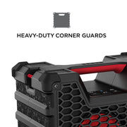 ION Tailgater Tough Portable Wireless Speaker, 65W, Bluetooth 5.3, IPX5 Water-Resistant, Rechargeable Battery, FM Radio, Stereo Link, Black, TLGATERTGHX