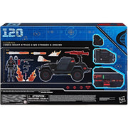 G.I. Joe F9231 Classified 6 Inch Scale Vehicle Figure - Cobra Night Attack 4-WD Stinger & Driver