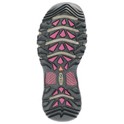 KEEN 1018178 Targhee III Mid Waterproof Hiking Boots for Ladies - Weiss/Boysenberry - 6M