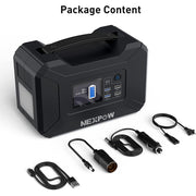 Nexpow YP-300W Portable Solar Generator Power Station 296Watts 80000mAh for Outdoors Camping Fishing Home
