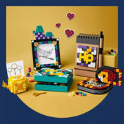 LEGO 6425731 DOTS Hogwarts Desktop Kit 41811, DIY Harry Potter Back to School Accessories and Supplies, Desk Dcor Items and Patch Sticker, Crafts Toys