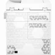 HP Color LaserJet Enterprise Flow MFP 5800zf, 4-in-1 Multifunction Printer Copier Fax Scanner, 45 ppm, 1200 x 1200 dpi, Automatic Duplex, USB, White