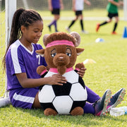 Ready to Hug Sport GOAT Soccer Plush, 24-Inch, Multicolor, Ultra-Soft Polyester