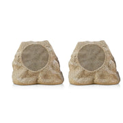 SOUND PRO SPS-4000-CS Bluetooth Solar Multi-Link Wireless Rock Speaker Pair, Canyon Sandstone