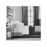 IC700CKSPBC 700-Thread-Count Striped Egyptian Cotton Sheet Set, Queen, Artic White
