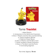 Tonies Pikachu Audio Toy Figurine, Interactive Pokmon Storytelling, Battery Powered, Plastic, Ages 5+, 95042794