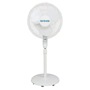 Hurricane UIWM4.3MB076VTYVX9 Supreme Oscillating Stand Fan w/ Remote 16 in - White