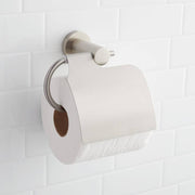 Signature Hardware 296459 Ceeley Single Post Tissue Holder, Brushed Nickel