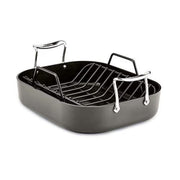 All-Clad Essentials Hard Anodized Nonstick Cookware, Small Roaster with Rack, 11 x 14 inch