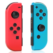 Fousixdi Wireless Video Game Controller Compatible with Switch, Dual Vibration, 6-Axis Gyro Motion Control, Red and Blue