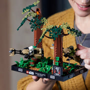 LEGO 75353 Star Wars Endor Speeder Chase Diorama Collectible Building Set