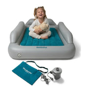 SlumberPod ST-GRA-TEA SlumberTot Inflatable Toddler Travel Mattress with Electric Air Pump